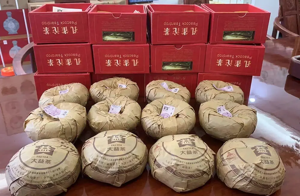 石家庄回收大益普洱茶2010年生茶熟茶