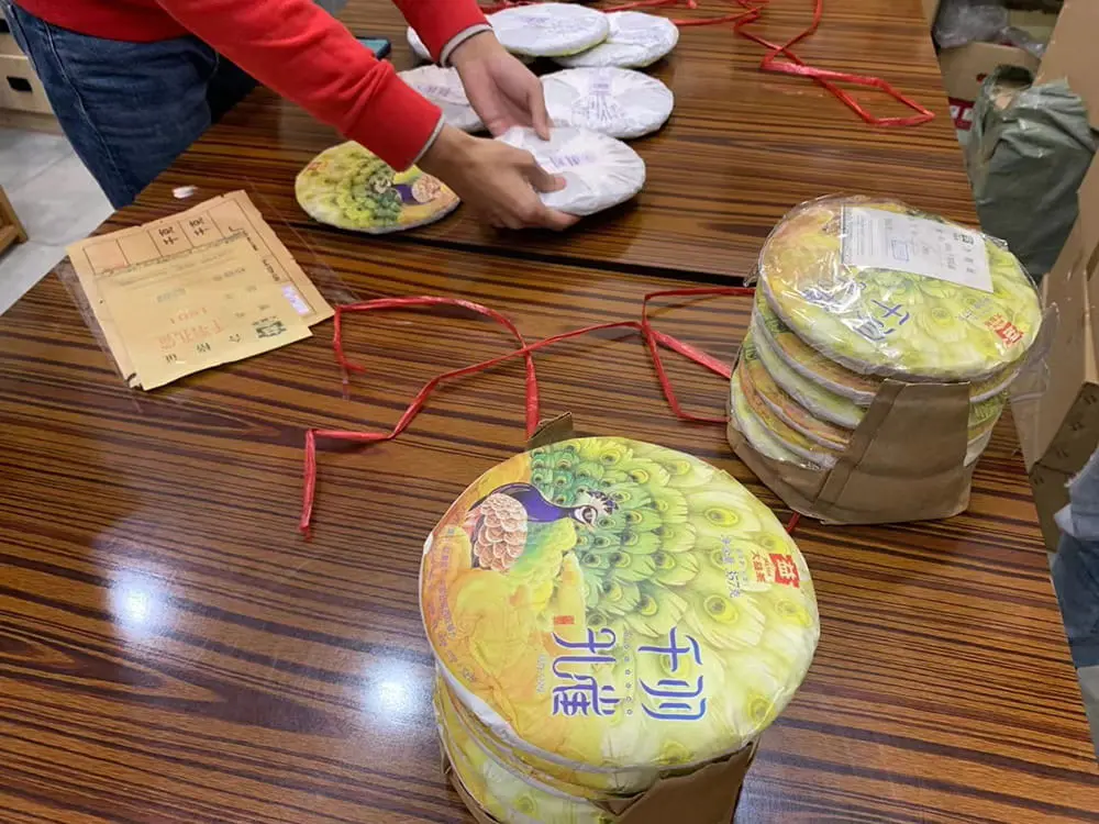 石家庄回收大益普洱茶2018年生茶熟茶图2